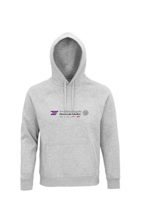 Hoodie s kapuljačom, siva  S