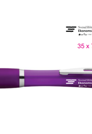 Kemijska olovka s gripom - ljubičasta