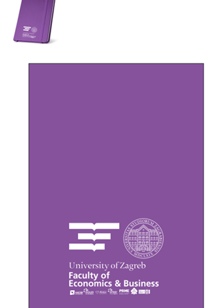 Notes, ljubičasti (A5 - na crte, s gumicom)