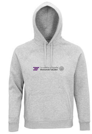 Hoodie s kapuljačom, siva  XL